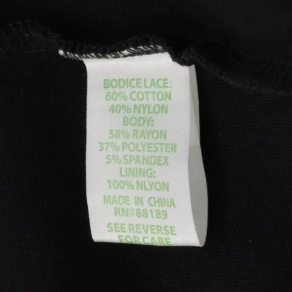 Lilly Pulitzer Rhea Lace Dress Sleeveless A-Line Mini Black Medium NWT - Picture 10 of 11